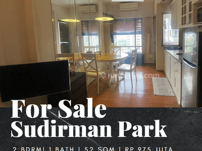 Dijual Apartemen Sudirman Park 2 Bedroom Furnished Bagus Murah