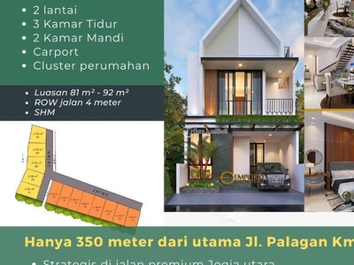 Dijual Rumah Cantik 2 Lantai Luas 150 3KT 2KM Di Jalan Palagan Dekat Hotel Hyatt Jogja - Sleman