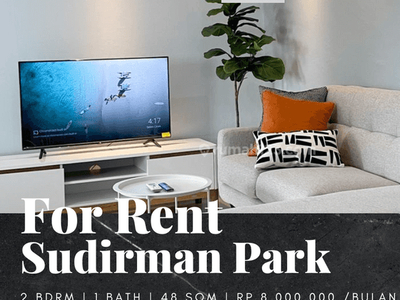 Disewakan Apartement Sudirman Park 2 Bedroom Furnished View Selatan