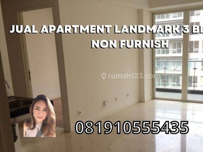 Jual Apartment Landmark 3 Bedroom Non Furnish