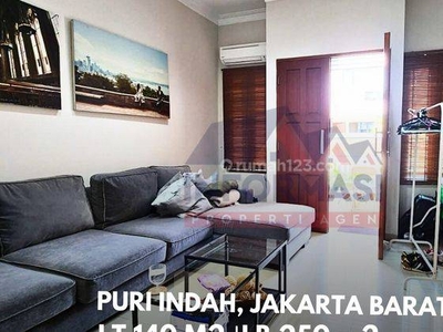 Rumah Cantik Minimalis 2 Lantai Siap Huni Puri Indah Jakarta Barat
