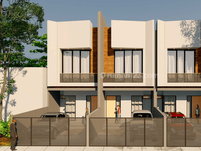 Rumah Elegant Modern 2 Lantai Baru New SHM Cinere Estate Blok A