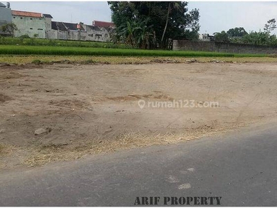 Siap Ajb, Jual Tanah Utara Jalan Raya Solo Jogja, Dekat Ukrim