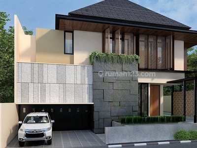 Brand new modern tropical house at cipete area
