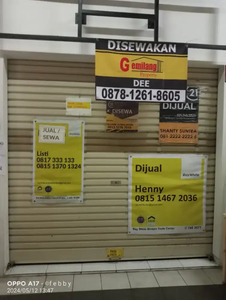 dijual/disewakan ruko buat jualan di FRESH MARKET EMERALD BINTARO