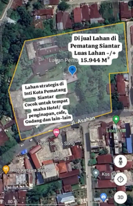 Dijual lahan dan bangunan di inti kota pematang siantar