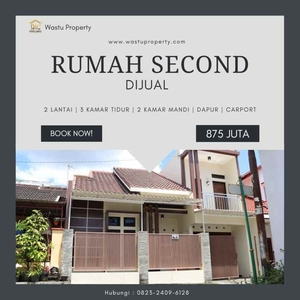 Dijual Rumah Second 2 Lantai Luas Dan Nyaman Di Kalasan Sleman