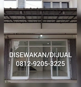 Disewakan/Dijual Ruko 2 Lantai Full Renovasi Siap Dagang