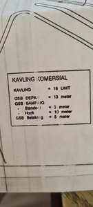 Disewakan Kavling komersial luas 1500 meter di Gading Serpong