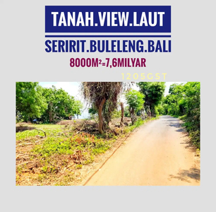 Jual Tanah view Laut Lovina Seririt Buleleng Bali