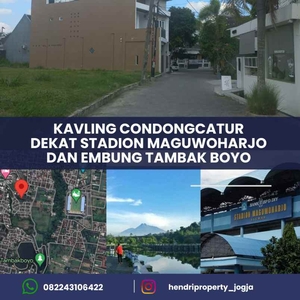 Kavling Dekat Stadion Maguwoharjo Dan Embung Tambak Boyo