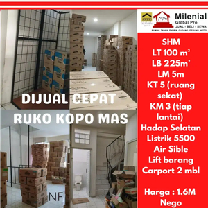 (NF) DIJUAL CEPAT RUKO KOPO MAS