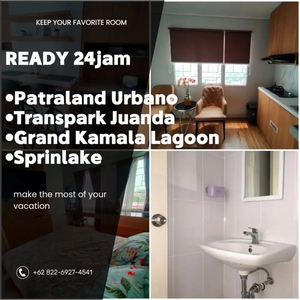 Sewa Apartement Transit Harian/minggu/bulan/tahun