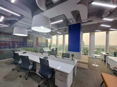 Sewa Kantor Konsep Modern Kekinian 132 m2 di 18 Office Park Simatupang