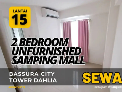 Sewa Samping Mall 2 Bedroom Lantai 15 Apartemen Bassura City