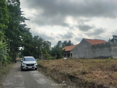 Tanah Dijual Jogja Timur Pasar Jangkang, SHM Pekarangan Siap Bangun