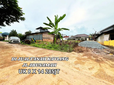 Tanah Kapling Dekat Simpang Lima Jl.Abusamah Sukabangun II