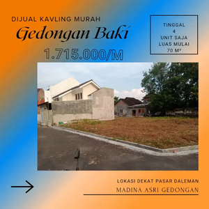 Tanah murah di Gedongan Baki