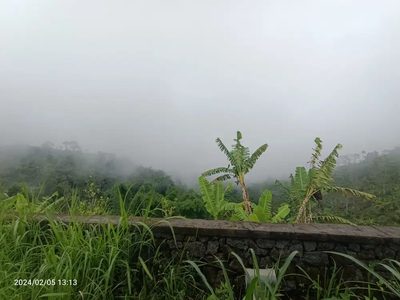 Tanah view laut dan lembah dekat Munduk dan Wanagiri