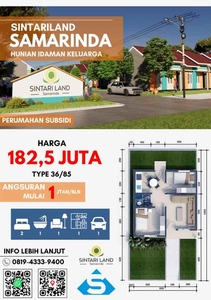 Bisa Diangsur Hubungi Rumah Subsidi Murah Samarinda