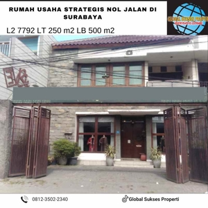 Rumah Strategis Bisa Untuk Usaha Di Nol Jalan Semampir Surabaya