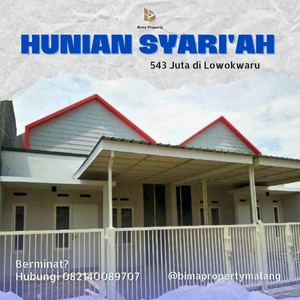 Rumah Syariah 1 Lantai Lingkungan Asri Di Lowokwaru