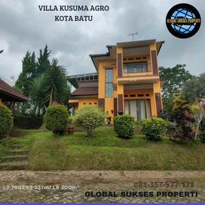 Rumah Villa 2 Lantai Murah Strategis Di Kusuma Agro Kota Batu