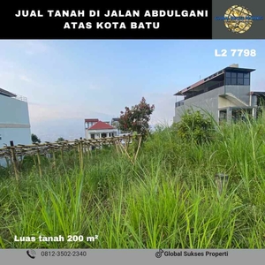 Tanah Murah View Pengunungan Dan City View Kota Batu