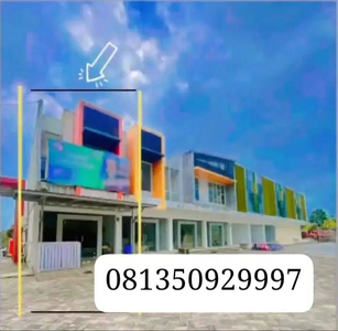 Di jual ruko 2lt pinggir jalan di km 19 balikpapan