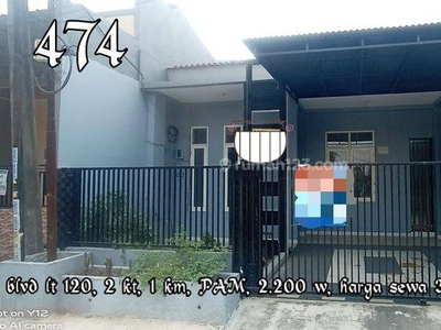 Rumah Biru Kondisi Memukau di Boulevard Hijau Siap Huni 72856 Mar