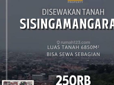 Tanah Bagus Disewakan di Sisingamangaraja Semarang 6.850 m²