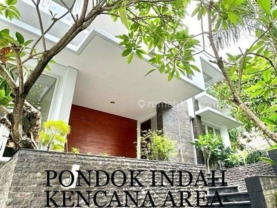 House For Rent Kencana Area Pondok Indah Gated, Serene, And Quite