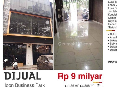 Ruko Icon Business Park Daerah Bsd Tangerang Selatan