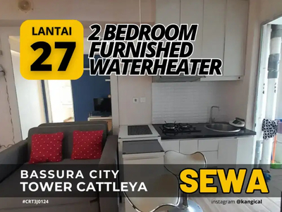 2 Bedroom di Atas Mall ada Waterheater Bassura City
