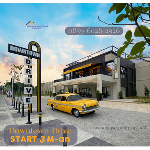 A New Commercial Area by Summarecon Serpong 3,6m RUKO DOWNTOWN DRIVEVE