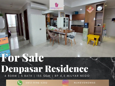 Dijual Apartement Denpasar Residence Kuningan City 3BR+1 Furnished