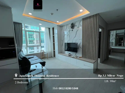 Dijual Apartement Thamrin Residence High Floor 2BR Furnished Tower D
