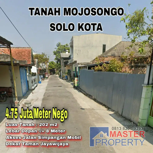 Dijual Cepat Tanah Pekarangan Mojosongo Solo Kota Taman Jayawijaya