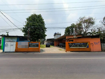 Dijual Gudang Bekas Pabrik Pinggir Jalan di Cimuning Bekasi