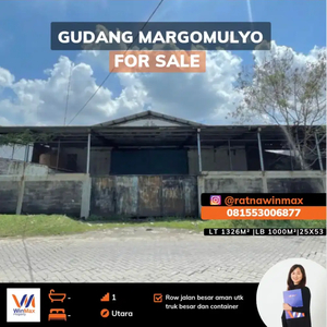 Dijual Gudang Row Jalan Besar di Margomulyo Surimulia Permai