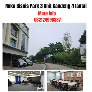 DIJUAL RUKO Ruko Bisnis Park 3 Unit Gandeng 4 lantai