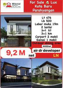 Dijual Rumah Baru Lux Kota Baru Parahyangan Bandung