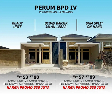 Dijual Rumah Baru Siap Huni Pedurungan