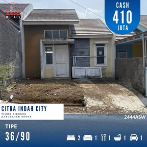 Dijual rumah dicitra indah city rumah masih standar tinggal poles