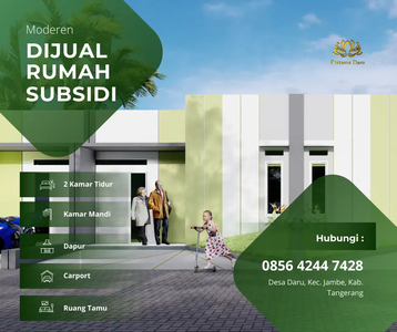 Dijual Rumah Subsidi Cicilan dan DP Murah