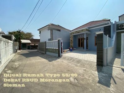 Dijual Rumah Type 55/96 Dekat RSUD Morangan Sleman