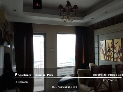 Disewakan Apartemen Sudirman Park Middle Floor 3BR Furnished Tower A