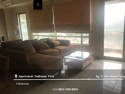Disewakan Apartement Sudirman Park Low Floor 3BR+1 Full Furnished