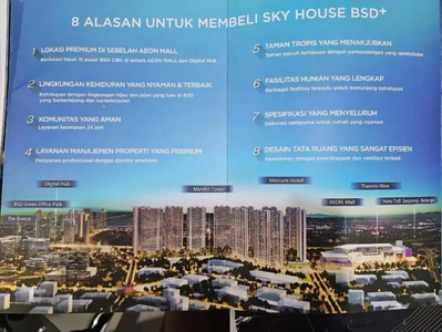 For Sale Apartemen Sky House BSD CITY