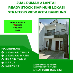 JUAL CEPAT MURAH RUMAH 2 LANTAI DEKAT KAMPUS ADVENT